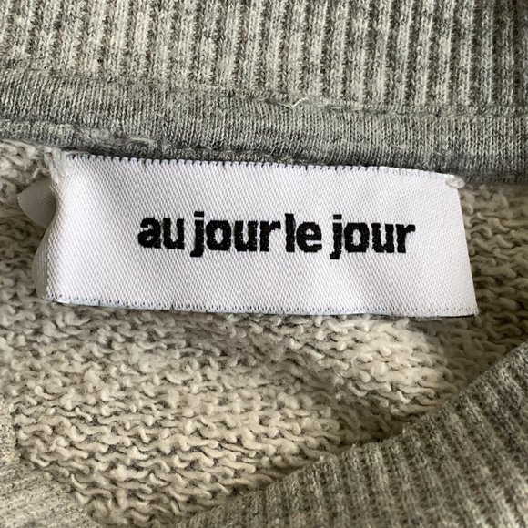 au jour le jour Sweatshirt Lip and Key Sequin Embellishment Women's Size 38 6 US - Picture 6 of 13